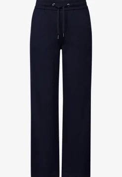 Broek met rechte pijpen en tape