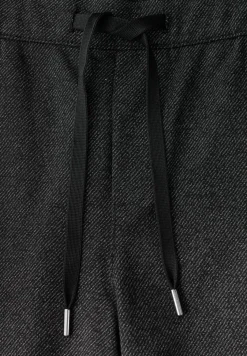 Broek met rechte pijpen en tape
