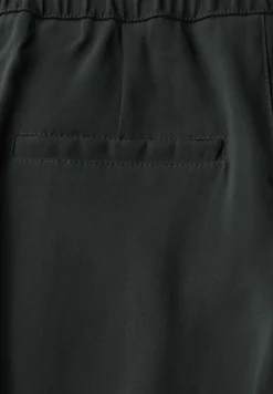 Broek met rechte pijpen in keperstof