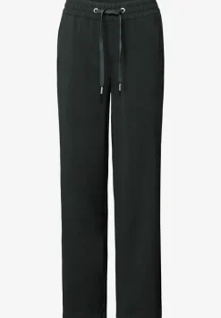 Broek met rechte pijpen in keperstof
