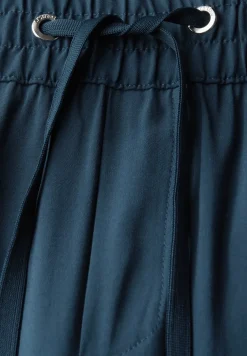 Broek met rechte pijpen in keperstof