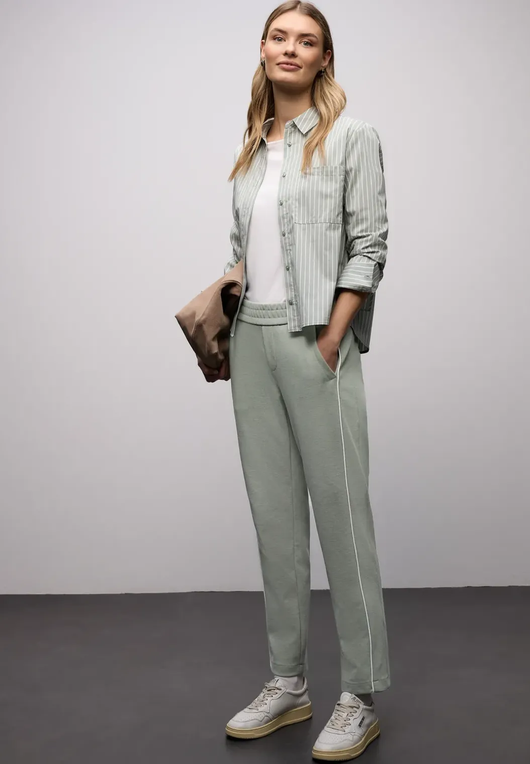 Broek met smalle pijpen