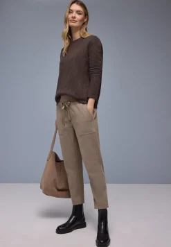 Broek met smalle pijpen