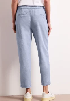 Broek met smalle pijpen Mid Waist met elastische tailleband