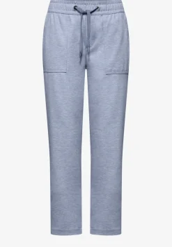 Broek met smalle pijpen Mid Waist met elastische tailleband