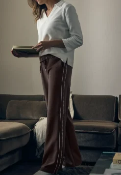 Broek met tapijtstrepen
