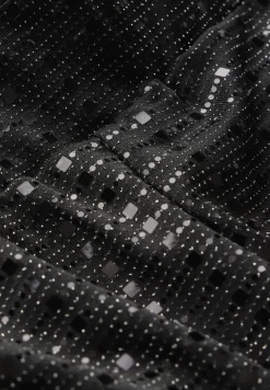 Broek met wijde pijpen en pailletten