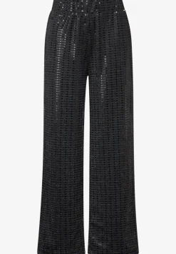 Broek met wijde pijpen en pailletten