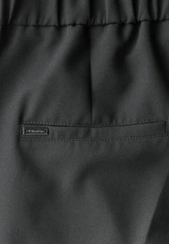 Broek met wijde pijpen in keperstof