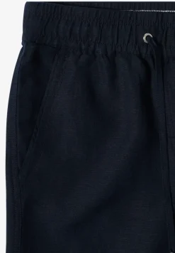 Broek met wijde pijpen in Loose Fit van linnenmix