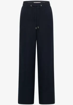Broek met wijde pijpen in Loose Fit van linnenmix