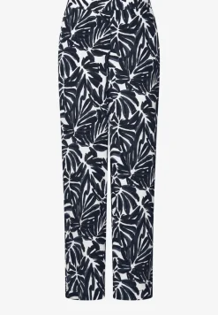 Broek van crêpe met patroon