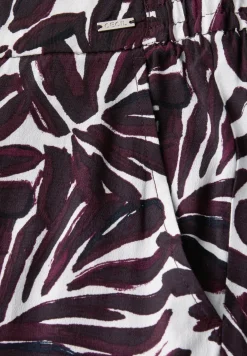 Broek van crêpe met patroon
