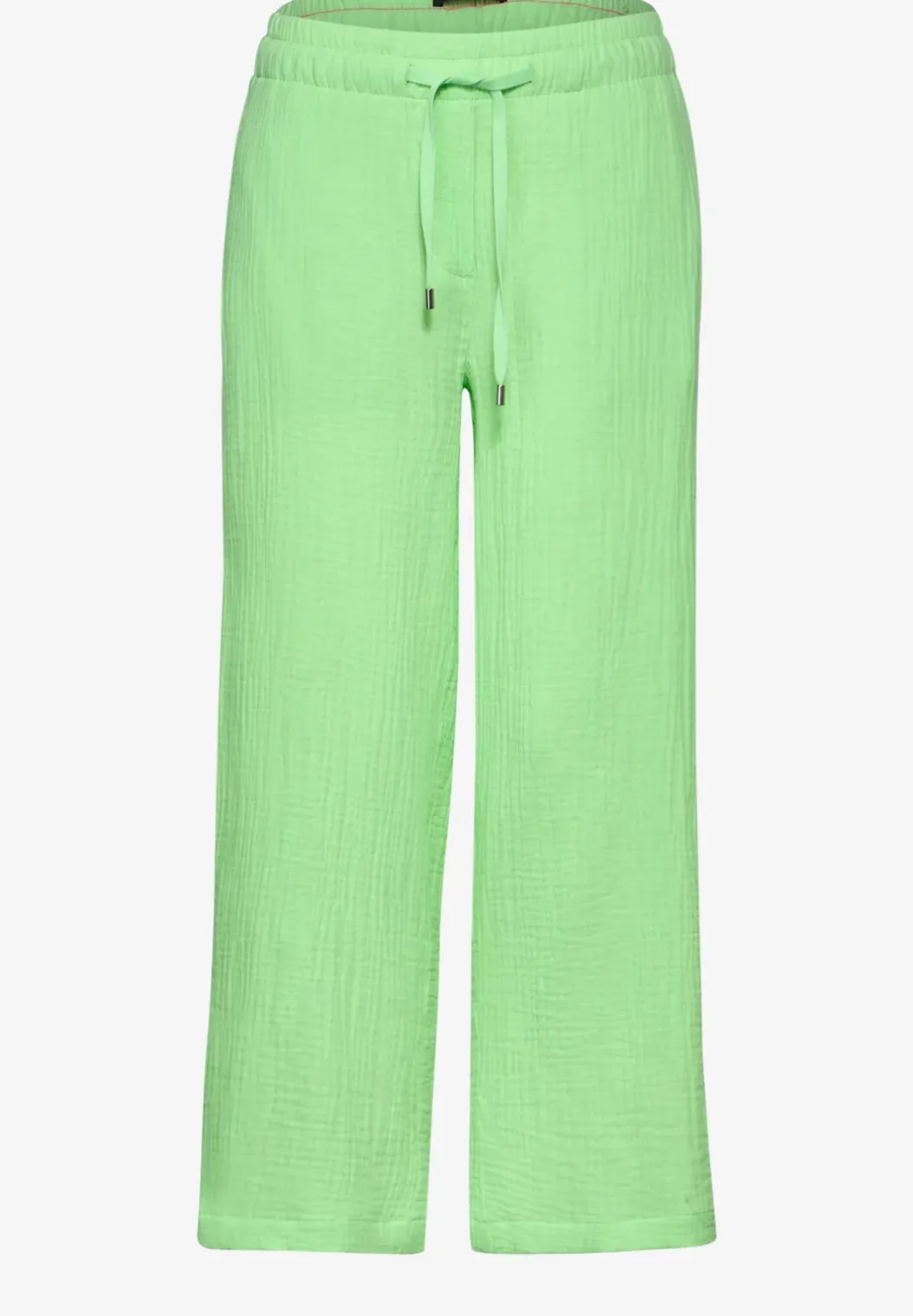 7/8-broek van mousseline