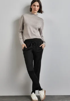 Broek in velourslook