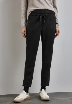 Broek in velourslook