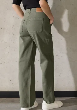 Cargo broek met rechte pijpen