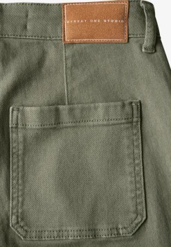 Cargo broek met rechte pijpen