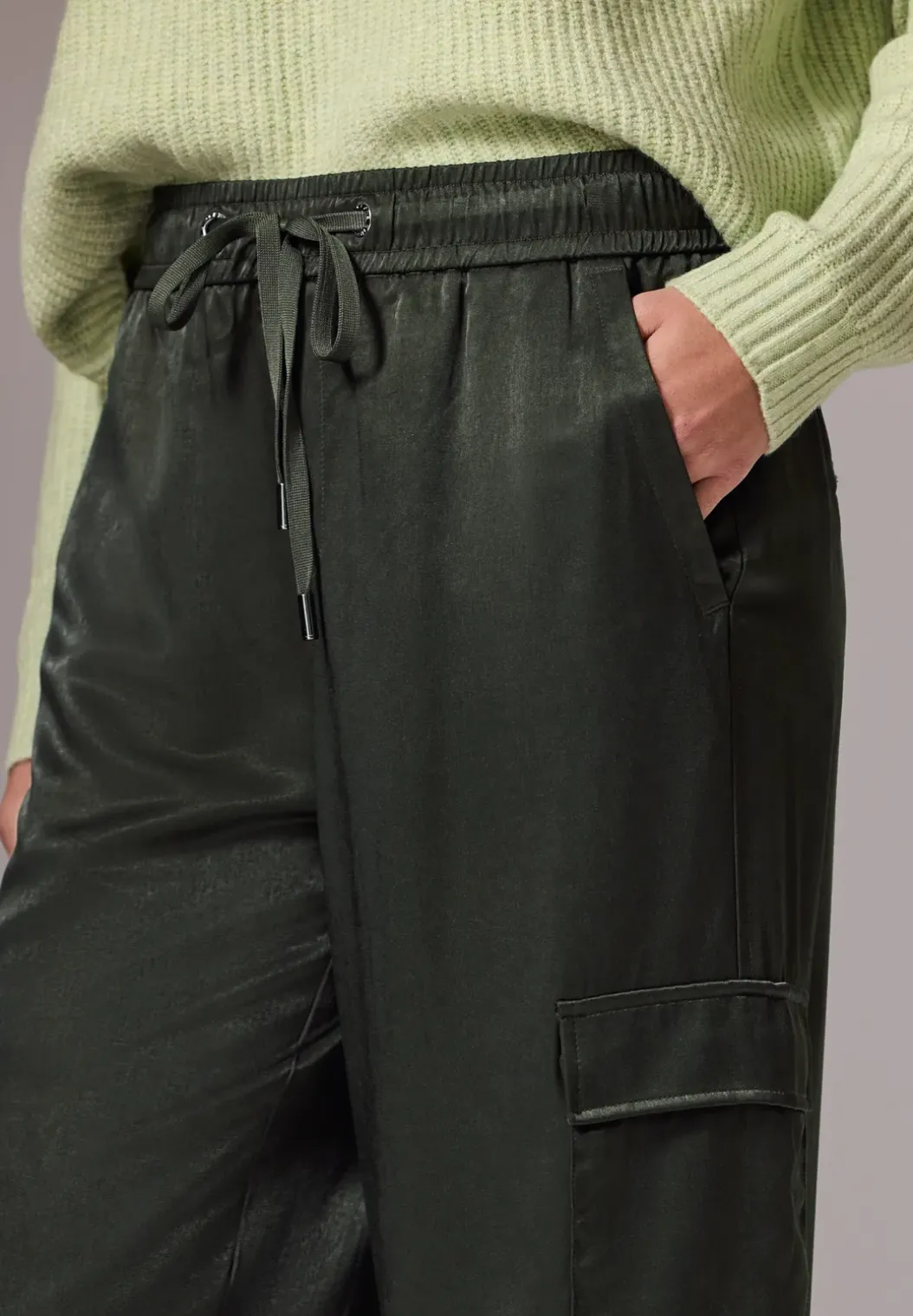 Cargo broek wijde pijpen