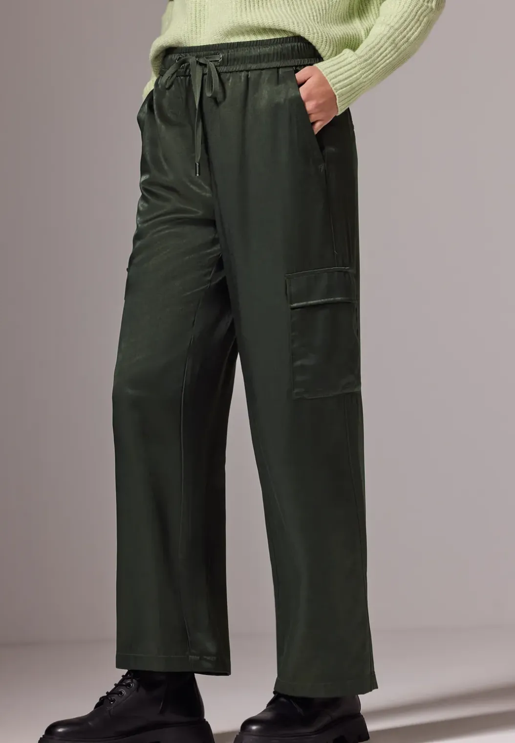 Cargo broek wijde pijpen
