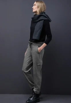 Cargo gemêleerde broek