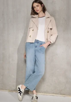 Cargo jeans met rechte pijpen