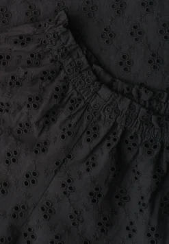 Carmen Bluse mit Shiffley-Muster