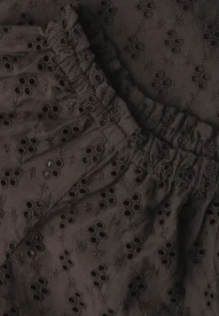Carmen Bluse mit Shiffley-Muster