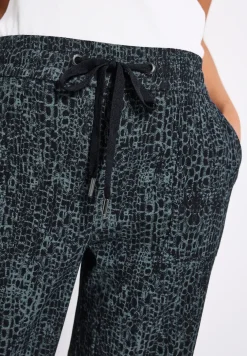 Casual broek met omslag