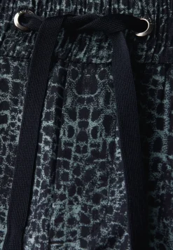 Casual broek met omslag