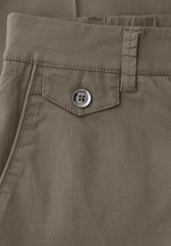 Casual fit chino's in een zachte stof