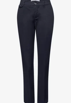 Casual fit chino's in een zachte stof