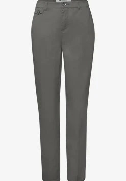 Casual fit chino's in een zachte stof