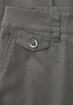 Casual fit chino's in een zachte stof