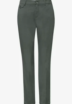 Casual fit chino's in een zachte stof