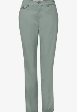 Casual fit chino's in een zachte stof