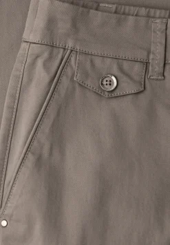 Casual fit chino's in een zachte stof