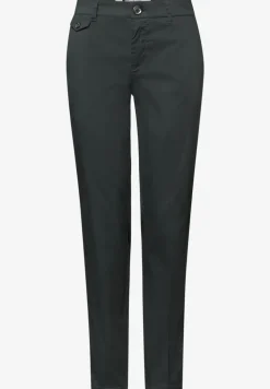 Casual fit chino's in een zachte stof