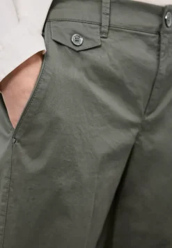 Casual fit chino's in een zachte stof
