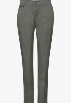 Casual fit chino's in een zachte stof