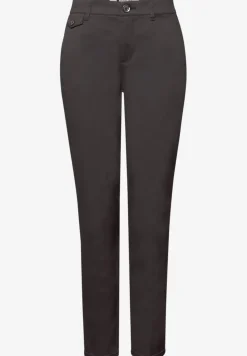 Casual fit chino's in een zachte stof