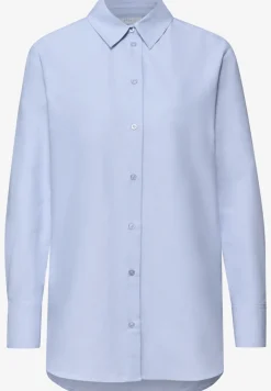 Chambray overhemd blouse