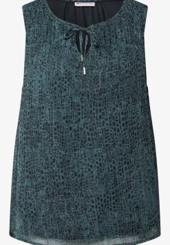 Chiffon bloes met print