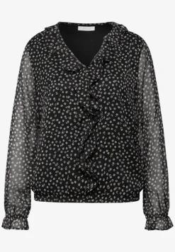 Chiffon blouse met volants