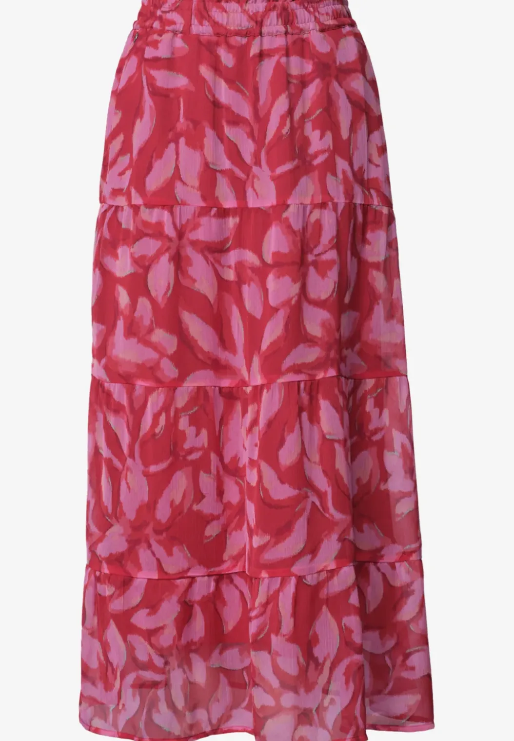 Chiffon maxirok met print