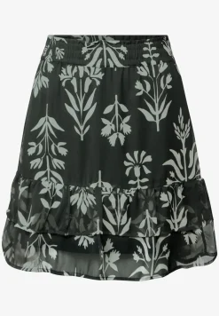 Chiffon rok met volants