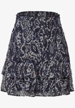 Chiffon rok met volants