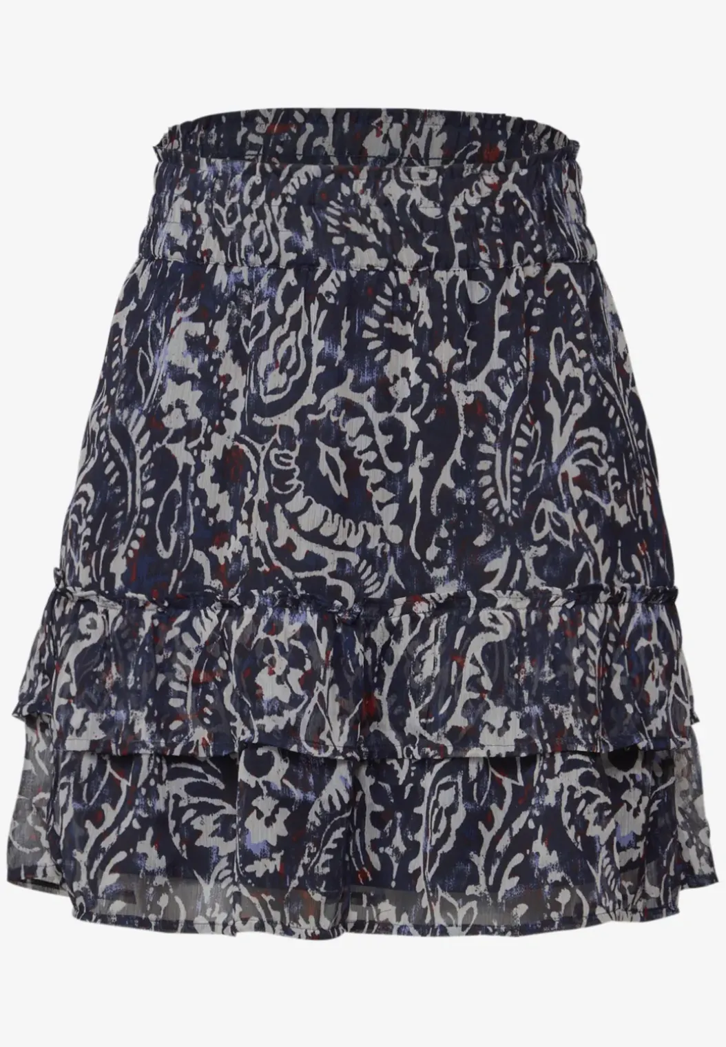 Chiffon rok met volants