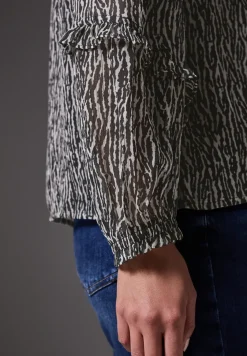 Chiffon tuniek met ruches
