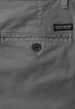 Chino met elastische tailleband